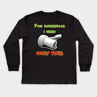 Merry chrismas, car guy, car enthusiast merry chrismas, happy holidays, 10mm socket wrench Kids Long Sleeve T-Shirt